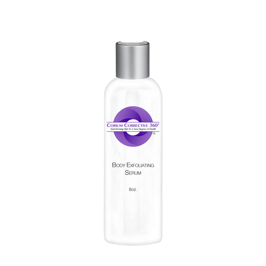 Corium Corrective 360° Body Exfoliating Serum smoothing and renewing body treatment bottle