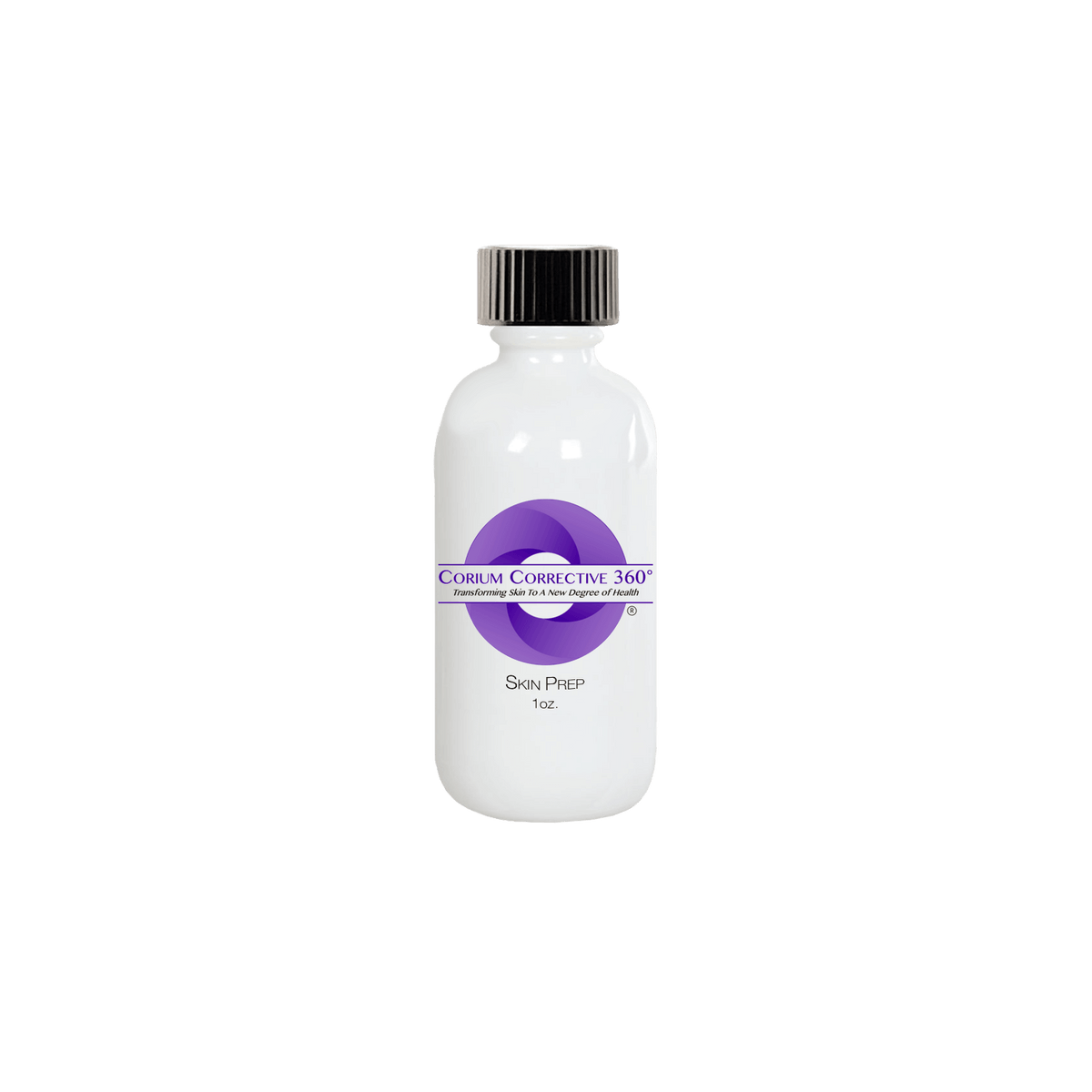 Corium Corrective 360° Skin Prep professional pre-treatment cleansing and degreasing solution bottle.